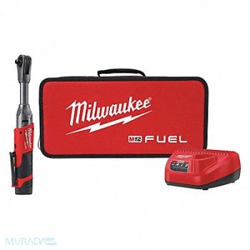 MILWAUKEE Ratchet Cordless In-Line 3/8 Drive, 55JC06