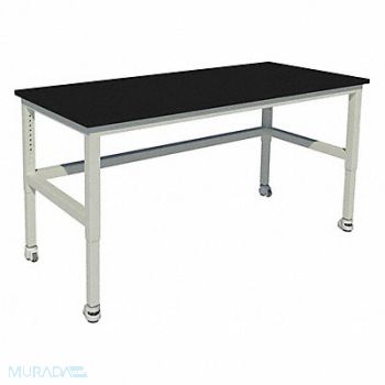 INSTOCK Adjustable Table 2000 lb Cap. 96 W 30 D, 55JD37