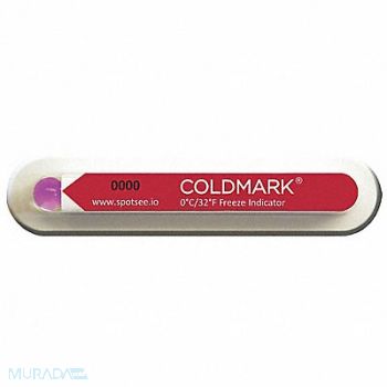 COLDMARK Temperature Indicator Label Freeze PK100, 55JG14