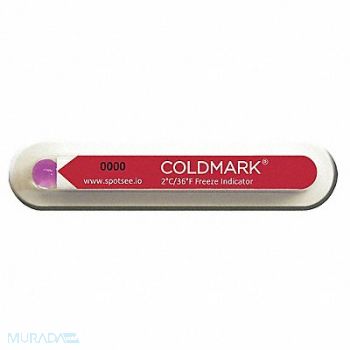 COLDMARK Temperature Indicator Label Freeze PK100, 55JG15
