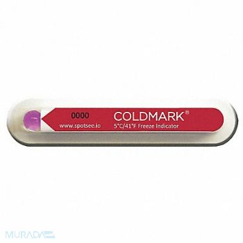 COLDMARK Temperature Indicator Label Freeze PK100, 55JG16
