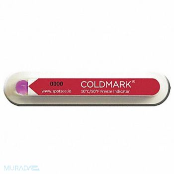 COLDMARK Temperature Indicator Label Freeze PK100, 55JG17