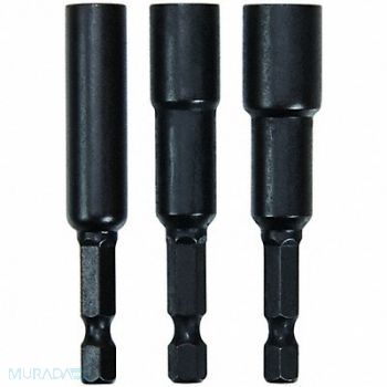 IRWIN Nutsetter Set Steel Impact Rated PK3, 55KH21