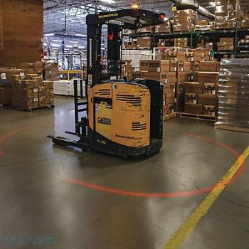 J.W. SPEAKER Safety Light LED Red, 55KH85