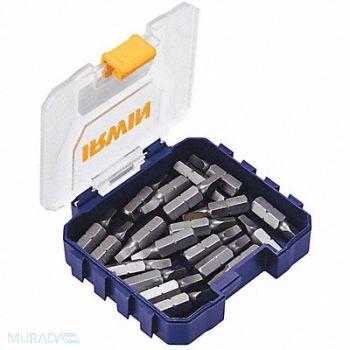 IRWIN Insert Bit Stl SAE Metric #2 1/4 PK20, 55KH99