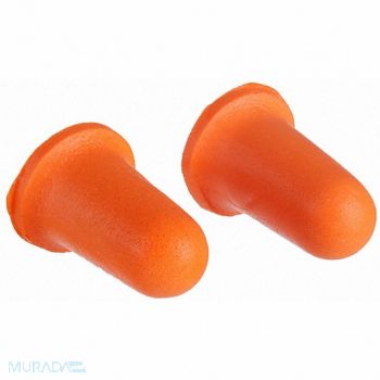 CONDOR Ear Plugs Disposable Orange PK200, 55KN50