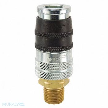 PARKER Quick Connect Plug 1/4 Body 3/8 Barb, 55KW19