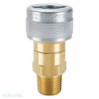 PARKER Quick Connect Plug 1/4 Body 3/8 Barb, 55KW31