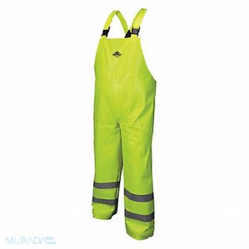 MCR SAFETY Pants 56 Waist Size Lime 29 Inseam, 55KW92