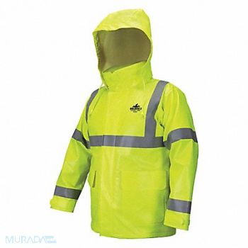 MCR SAFETY Flame Resistant Rain Jacket 57 Chest, 55KW99