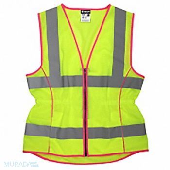 MCR SAFETY High Visibility Vest M Size Women, 55KX30