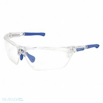 MCR SAFETY Safety Glass Clear Lens Half-Frame, 55KY35
