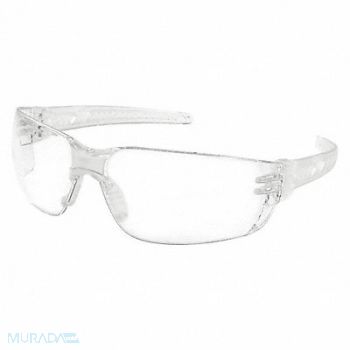 MCR SAFETY Safety Glass Clear Lens Frameless, 55KY40
