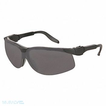 MCR SAFETY Safety Glass Gray Lens Half-Frame, 55KY51