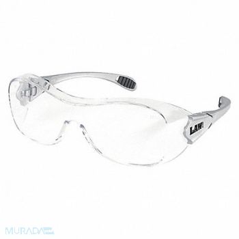 MCR SAFETY Safety Glass Clear Lens Frameless, 55KY58