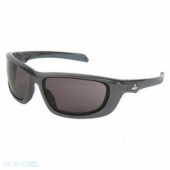 MCR SAFETY Safety Glass Gray Lens Full-Frame, 55KY69