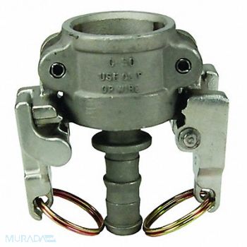 DIXON VALVE COUPLING Cam and Groove Coupling 1/2 316 SS, 55MH81