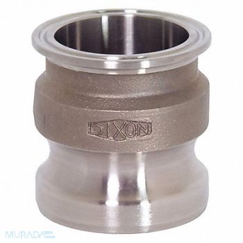 DIXON VALVE COUPLING Cam and Groove Adapter 1-1/2 316 SS, 55MH90