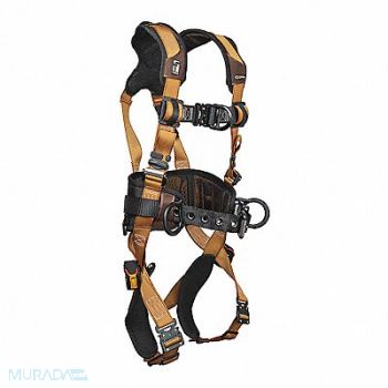 FALLTECH Full Body Harness Vest Style With Belt, 55MK98