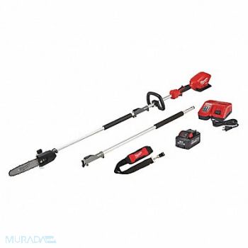 MILWAUKEE Cordless Polesaw 4-3/16 ft Shaft Length, 55MN11
