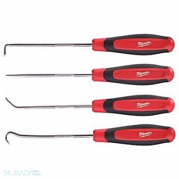 MILWAUKEE Pick and Hook Set 4 pcs. 8-19/64 L, 55MN30