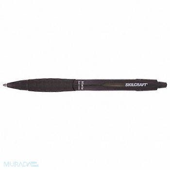 ABILITY ONE Ballpoint Pen Black Ink Bold Point PK12, 55MR11