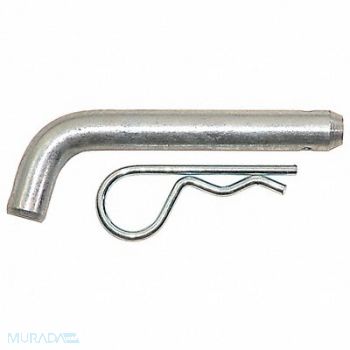 BUYERS PRODUCTS Hitch Pin 5 in Zinc Plated Clear, 55MX19