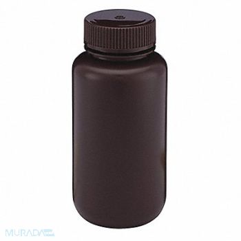 GLOBE SCIENTIFIC Bottle 8.5 oz Labware Nominal Cap. PK12, 55NG52