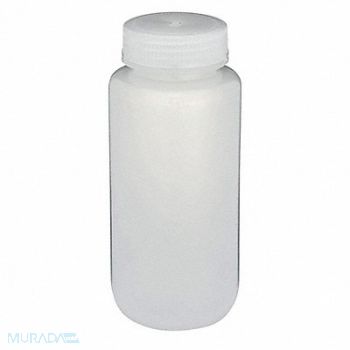 GLOBE SCIENTIFIC Bottle Mouth Wide Polypropylene PK12, 55NG99