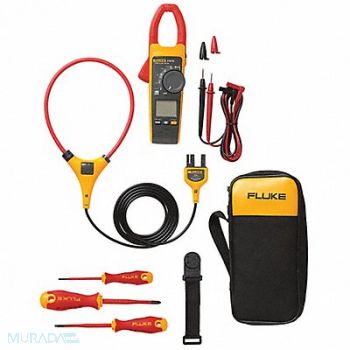 FLUKE Clamp Meter Kit Digital 1000A Max DC, 55NR59