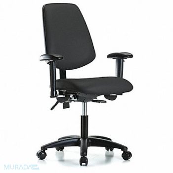 INSTOCK Cleanroom Task Chair 300 lb Cap. Vinyl, 55PA27