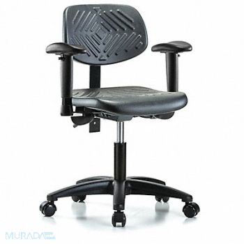 INSTOCK Cleanroom Task Chair 300 lb Cap. PU, 55PA33