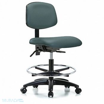 INSTOCK Cleanroom Task Chair 300 lb Cap. Vinyl, 55PA39
