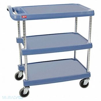 INSTOCK Laboratory Utility Cart Blue 36-7/8 H, 55PC04