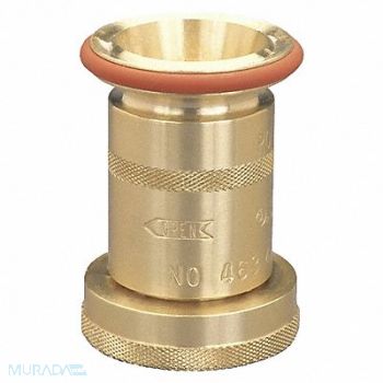 DIXON VALVE COUPLING Fire Hose Nozzle 1-1/2 Inlet Terracota, 55PK12