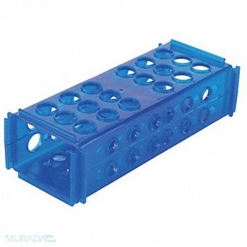 HEATHROW SCIENTIFIC Test Tube Rack 18 Compartments PK5, 55PT06