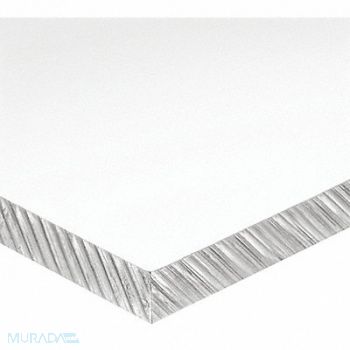 GRAINGER APPROVED PlstcSheet PC 16 x16 0.5 T Clear Clear, 55TC60