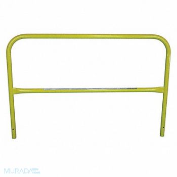 GARLOCK SAFETY SYSTEMS Guard Rail Yellow 8 ft Overall L, 55TA24