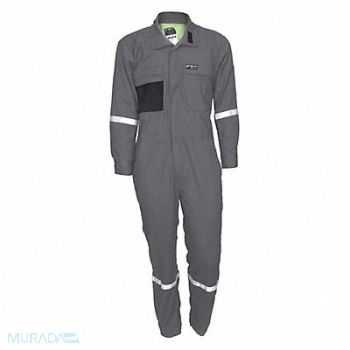 MCR SAFETY K2357 Flame-Resistant Coverall 40 Size, 55UY02