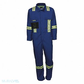 MCR SAFETY Flame-Resistant Coverall 62 Size, 55VA79