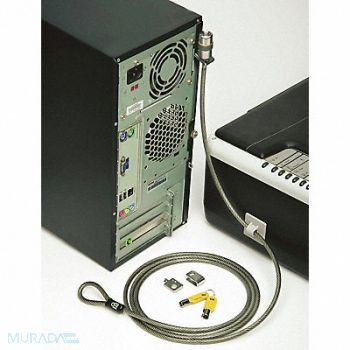 ABILITY ONE Cable Lock 72 in Steel Black, 55VD50