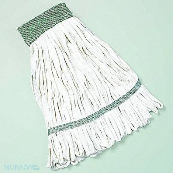 ABILITY ONE Wet Mop White Cotton/Polyester, 55VD54