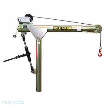 TELE-PRO Davit Crane 2500 lb 28in to 82in Reach, 55VE62