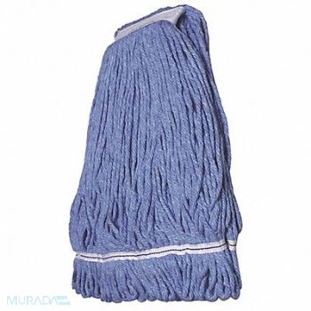 ABILITY ONE Wet Mop Head Blue Cotton, 55VE70