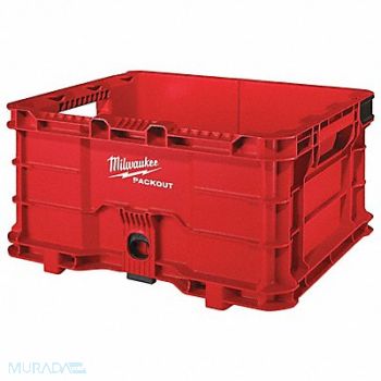 MILWAUKEE Plastic Tool Box 18 3/4 in, 55VT08