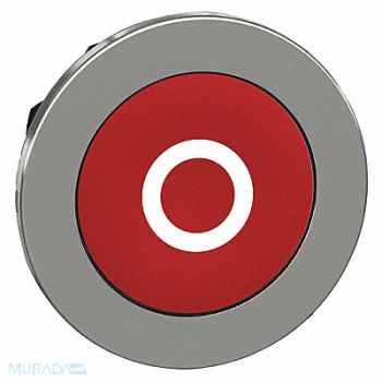 SCHNEIDER ELECTRIC Pushbutton Head Red White 30mm, 55WH43