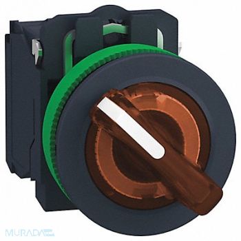 SCHNEIDER ELECTRIC Illuminated Selector Switch 30mm Sz, 55WK18