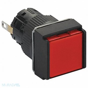 SCHNEIDER ELECTRIC Pilot Light 24VDC Red LED Lamp, 55WP40