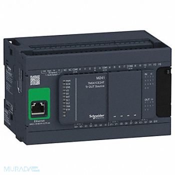 SCHNEIDER ELECTRIC Logic Controller 24VDC Transistor Output, 55WT38