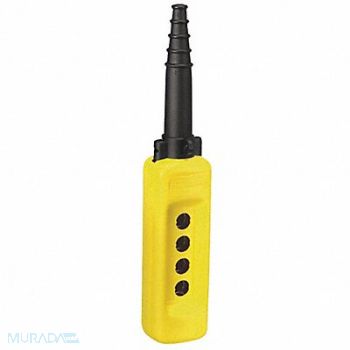 SCHNEIDER ELECTRIC Pendant Control Station Yellow 4 Holes, 55WT87